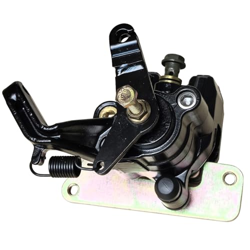 Rear Brake Caliper with Parking Brake & Pads Assembly Compatible with Suzuki ATV Quadracer 450 LTR450 2006-2009 Quadsport LTZ400 2003-2013 OEM # 69100-33H00-999 69100-45G00-999