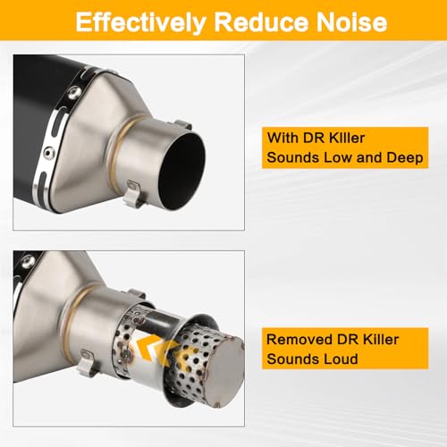 Universal Motorcycle DB Killer 51mm 2 Inch Exhaust Baffle - size: Style E
