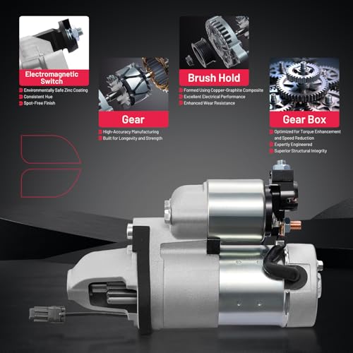 BDFHYK 17934N Starter Motor 12V 1.6KW 10 Teeth Clockwise