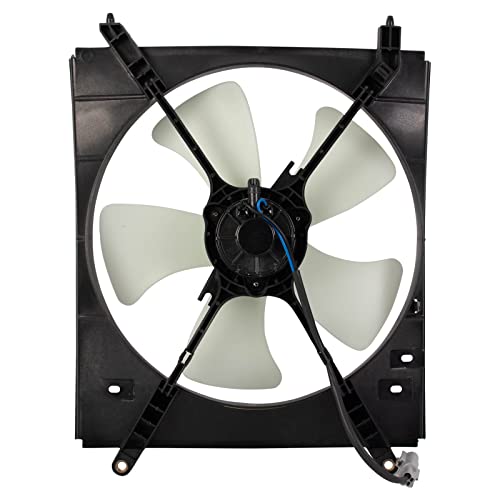 TRQ Left A/C Condenser Cooling Fan Assembly Drivers Side
