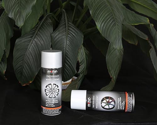 EASTUP Premium Twinkling Silver Metallic Acrylic Enamel Wheel Paint - Brilliant Finish, High Durability, Fade-resistant, Quick Drying Rim Coating Spray Paint. - color: 22#2588-Twinkling Silver
