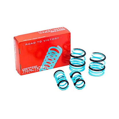 Godspeed LS-TS-SU-0005 Traction-S Performance Lowering Springs, Reduce Body Roll, Improved Handling, Set of 4, compatible with Subaru WRX (VA1) 2015-21