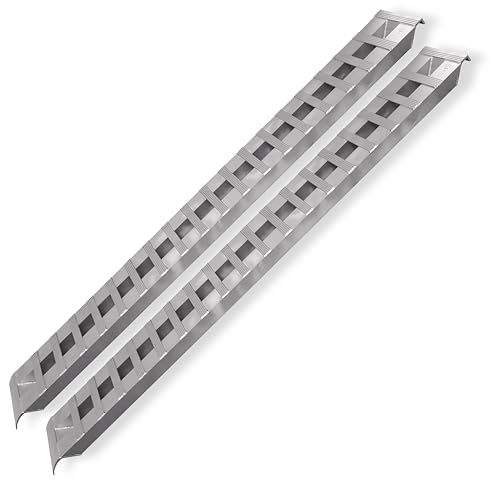 GEN-Y Hitch Heavy Duty Aluminum Loading Ramps, Set of 2, 8 Feet x 15" - size: 8'