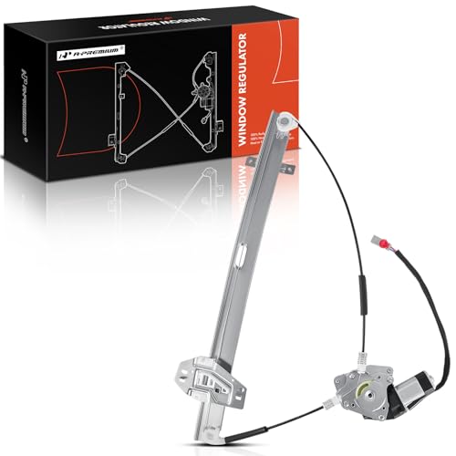 A-Premium Front Passenger Side Power Window Regulator with Motor (2-Pin) - size: Front Passenger Side