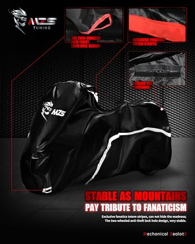 MZS Trike Motorcycle Cover Waterproof Outdoor fits up to 110" 3 Wheeler - size: 110 inch Trike