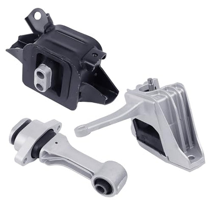 3PCS Engine Motor Mount Set Compatible with Elantra Kona Seltos NIRO - size: Elantra 2017-2019