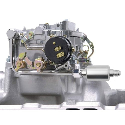 8131 Chrome Steel Fuel Line Kit With Polished Aluminium Fuel Filter