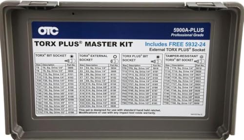 OTC 5900A-Plus 53 Piece Master Torx Bit Socket Set