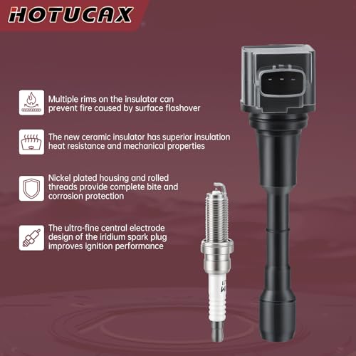 UF550 Ignition Coils & Spark Plugs Tune Up Kit, 6 Pack - size: UF550 & Spark Plugs