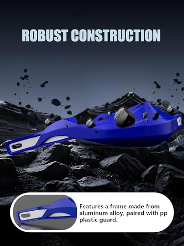 JFG RACING Dirt Bike Handguards Universal for 7/8" and 1 1/8" Handle Bar - color: blue