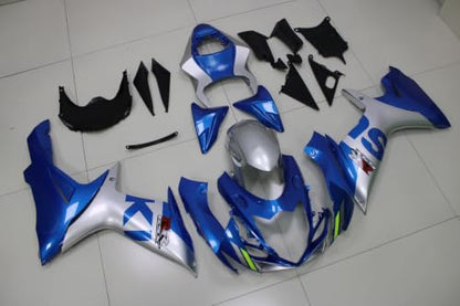 YTL Silver Blue Full Fairing Fit for Suzuki 2011-2026 GSXR 600/750 - color: 021 Silver Blue