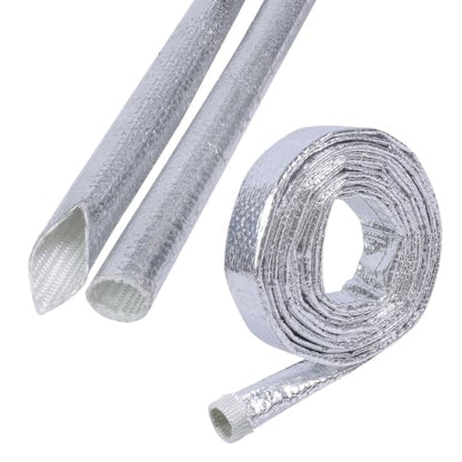 Automotive Heat Shield Sleeve High Temp Sheathing Roll 3/8inch-22ft - size: 3/8"-22ft