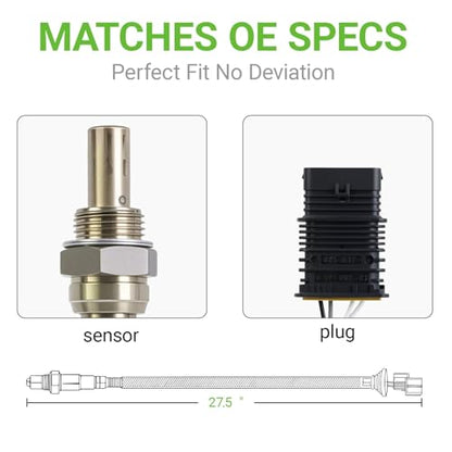 O2 Oxygen Sensor Downstream Compatible with BMW X1 X3 X4 X5 Z4 528i 328i 320i 228i 428i, 228i xDrive # 250-241027 234-4562 11787589122 250241027 2344562 350-34229 35034229 1900-545820 1900545820 - size: 234-4562