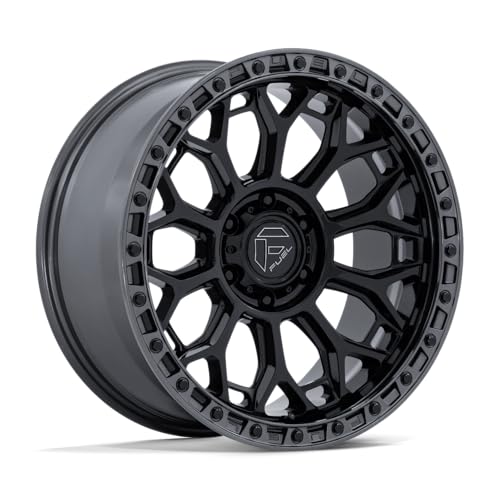 FUEL OFF-ROAD TALON 17X9 6X135 5.04 1mm GLOSS BLACK W/GUNMETAL LIP - FC901BA17906301 - color: GLOSS BLACK W/ GUNMETAL LIP, size: 17X9, 6X135, 5.04, 1mm