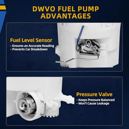DWVO Fuel Pump Assembly for 1999-2004 Jeep Grand Cherokee 4.0L 4.7L - style: For 07-09 Santa Fe GLS/SE