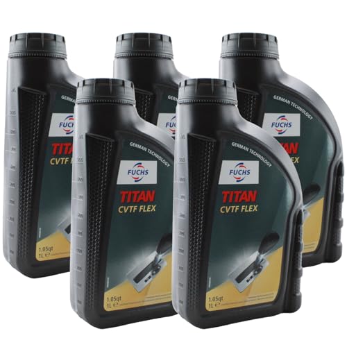 Fuchs 5 Liter TITAN CVTF FLEX Continuously Variable Transmission Fluid (5 x 1L)