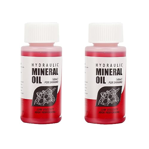 High Performance Bike Brake Mineral Oil - 120ml/4oz - Ideal for Shimano and Tektro Hydraulic Brake Systems, Brake Fluid for MTB/Road Bicycle Hydraulic Disc Brakes
