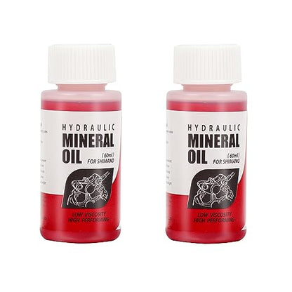 High Performance Bike Brake Mineral Oil - 120ml/4oz - Ideal for Shimano and Tektro Hydraulic Brake Systems, Brake Fluid for MTB/Road Bicycle Hydraulic Disc Brakes