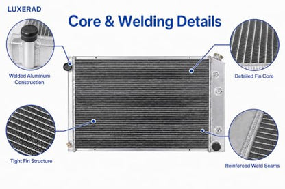 4 Rows Aluminum Radiator for 1978-1991 Che vy Blazer GMC Jimmy - size: 67