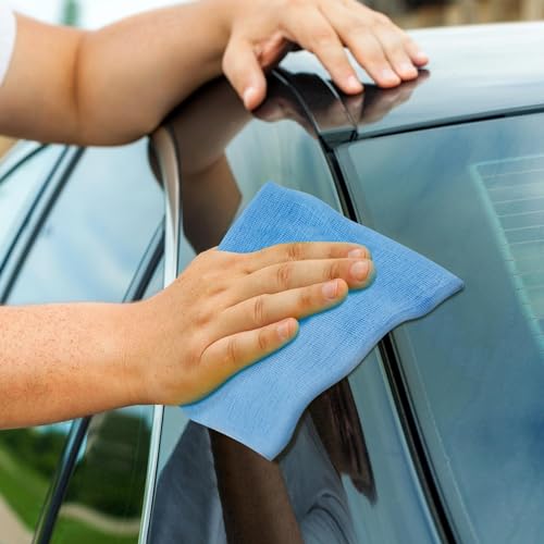 Maxcheck 100 Pcs Sticky Tack Cloth, Heavy Duty 24 x 20 Mesh, Blue - color: Blue