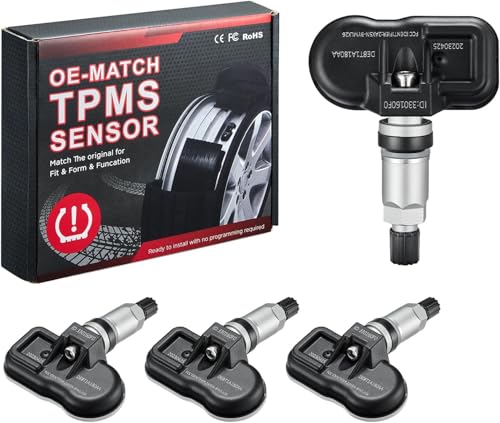 BDFHYK 4PCS Upgrade TPMS Sensor Compatible with Explorer F-150 F-250 F-350 Super Duty E-150 E-250 Edge Escape Focus Mustang Taurus, Lincoln Replaces# 9L3Z-1A189-A DE8T-1A180-A DE8T-1A180-AA - style: G1EZ1A189A