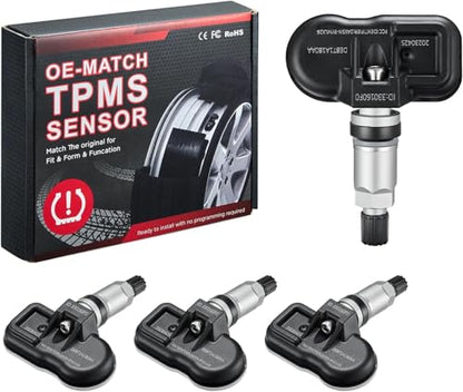 BDFHYK 4PCS Upgrade TPMS Sensor Compatible with Explorer F-150 F-250 F-350 Super Duty E-150 E-250 Edge Escape Focus Mustang Taurus, Lincoln Replaces# 9L3Z-1A189-A DE8T-1A180-A DE8T-1A180-AA - style: G1EZ1A189A