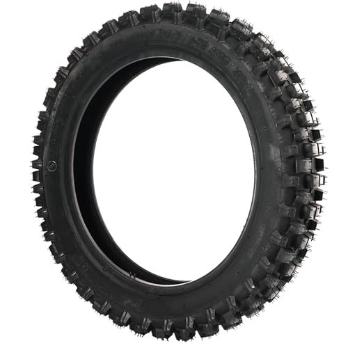 80/100-12 Rear Tire 3.00-12 Inner Tube 12 Inch for KLX110 KX60 KX65 PW80 TTR90 TTR110 CRF70 XR70 Suzuk* RM60 JR80 DS80 DRZ110 Apollo RFZ SSR TaoTao 110cc 125cc Pit Dirt Bike - size: 80/100-12"