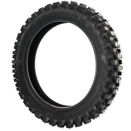 80/100-12 Rear Tire 3.00-12 Inner Tube 12 Inch for KLX110 KX60 KX65 PW80 TTR90 TTR110 CRF70 XR70 Suzuk* RM60 JR80 DS80 DRZ110 Apollo RFZ SSR TaoTao 110cc 125cc Pit Dirt Bike - size: 80/100-12"
