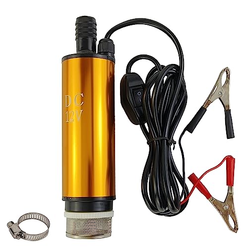 12V 80W Submersible Transfer Pump Water Diesel Oil for Auto Marine Farm
