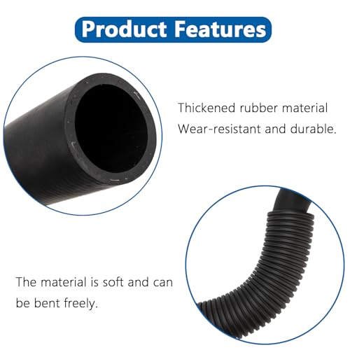 Engine Upper and Lower Radiator Coolant Hose Kit Compatible with 2007-2014 Chevy Silverado Suburban Tahoe Avalanche GMC Sierra Yukon Cadillac Escalade, 22827731 22827735