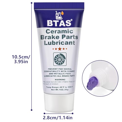BTAS Brake Grease for Brake Caliper Parts Sliding Pin & Pad Lubricant 1oz - size: 1 oz