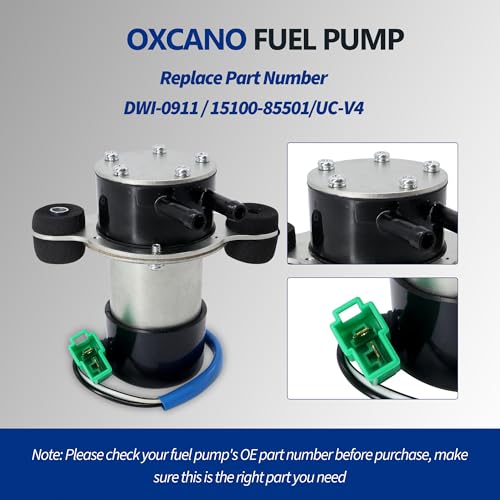12V Fuel Pump UC-V4 15100-85501 Compatible with Suzuki Carry Every - size: 15100-85501