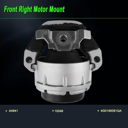 Engine Motor Mount Compatible with A6 12-18 2.0L Turbocharged FWD - size: 2012-2018 A6 2.0L L4
