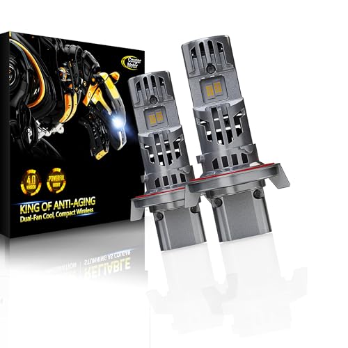 Cougar Motor Fog Bulbs H 13, H 13 Bulb 1:1 Size Auxiliary Fog Light for Off-Road ATV UTV, Pack of 2 - size: H 13