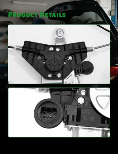 Front Driver Side Power Window Regulator with Motor - size: 751-980