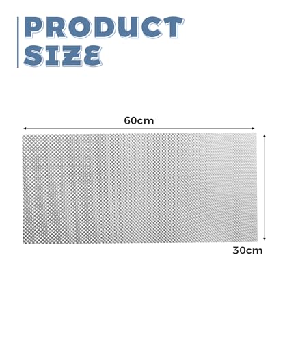 Car Heat Shield,Automotive Replacement Exhaust Heat Shields,Car Accessories Aluminum High Temperature Thermal Barrier Exhaust Electrical,Fit for Mufflers,Fuel Tanks (30 * 60cm) - size: 30*60cm