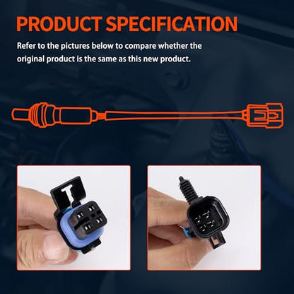 HiSport O2 Oxygen Sensor Kit Upstream Downstream Compatible with Chevy