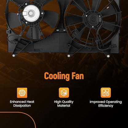 maXpeedingrods 621172 Radiator Cooling Fan for Toyota Highlander 2001-2007 - size: 621172