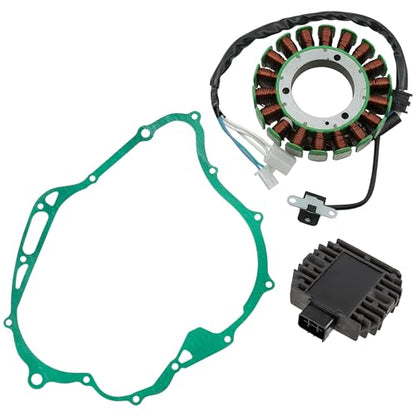 Caltric Stator and Regulator Rectifier with Gasket Compatible With Yamaha V Star 1100 Xvs1100 Custom 2003-2009