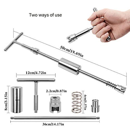 25PCS Paintless Dent Repair Puller Tools Kit with Dent Removal Slide Hammer for Auto Body Dents Hail Damage Removal - color: Repair Kit B