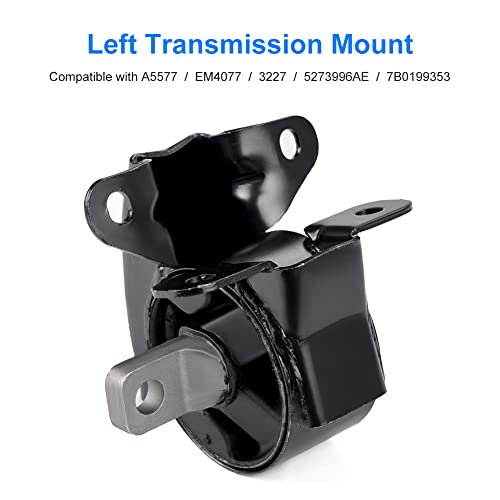 JDMON 4Pcs Engine Motor Mount Replacement for 2011-2015 Chrysler Dodge - size: 4PCS-Compatible with OE#A5665 A5480 A5589 A5577