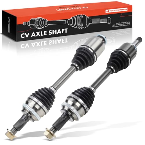 A-Premium Set of 2 Front CV Axle Shaft Assembly - style: Front Driver and Passenger Side
