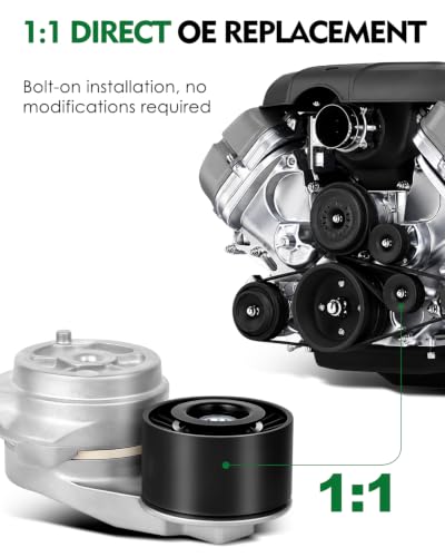 Belt Tensioner Assembly with Pulley for:-Dodge for:-Ram 2500 3500 - size: 38285