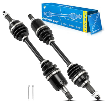 PHILTOP Front CV Axle Shaft Fit for TRX450FE FourTrax Foreman ES - size: 17.7in 19.3in