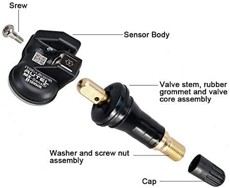 Autel Sensor-1 - Dual Frequency 315mhz and 433mhz Rubber Stem MX TPMS Sensor