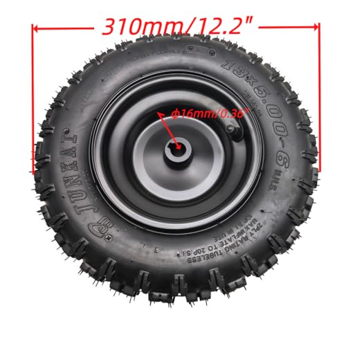 Beeking 13×5.00-6 right Tires Wheels with Rim For 50cc-100cc Tao Tao ATV。