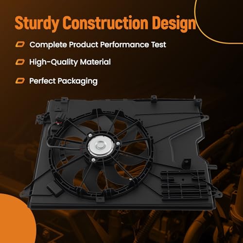 maXpeedingrods Engine Cooling Fan Assembly for Mazda CX-50 2023-2024 2.5L Naturally Aspirated, PX8E15025 - size: PX8E15025