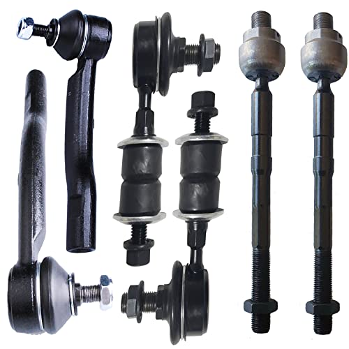 6PC Front Sway Bar & Tie Rods for Suzuki Grand Vitara 99-05/ XL7 2002-2006 - size: ES3700 ES3701 EV467 K750201