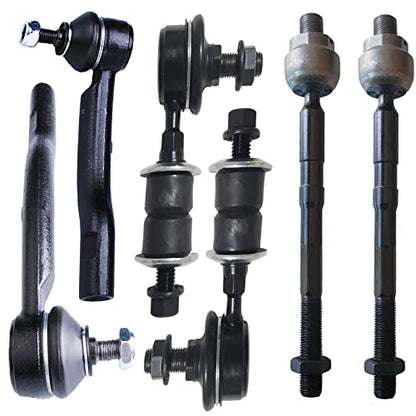 6PC Front Sway Bar & Tie Rods for Suzuki Grand Vitara 99-05/ XL7 2002-2006 - size: ES3700 ES3701 EV467 K750201