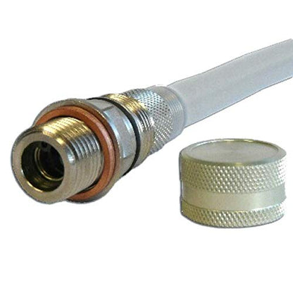 Stahlbus Oil Drain Valve Plug G 3/8 inch-19 = R 3/8 inch = 3/8 inch BSP Steel - CLEAN, EASY, NO TOOL Oil Change - Includes: Oil Drain Plug, Washer, Cap, Connector, Silicone Hose - size: G 3/8 inch-19 = R 3/8 inch = 3/8 inch BSP